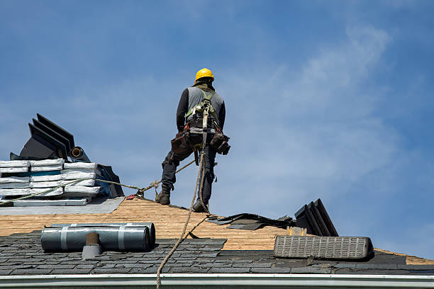 Professional Roofing technician working in Saint Marys, IA
